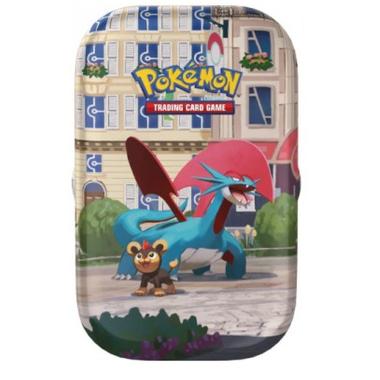 Mini Tin Collezione Luminopoli Pokemon Salamance Litleo