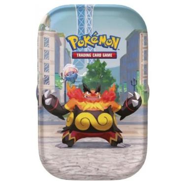 Mini Tin Collezione Luminopoli Pokemon Emboar e Inkay