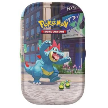 Mini Tin Collezione Luminopoli Pokemon Feraligatr e Budew