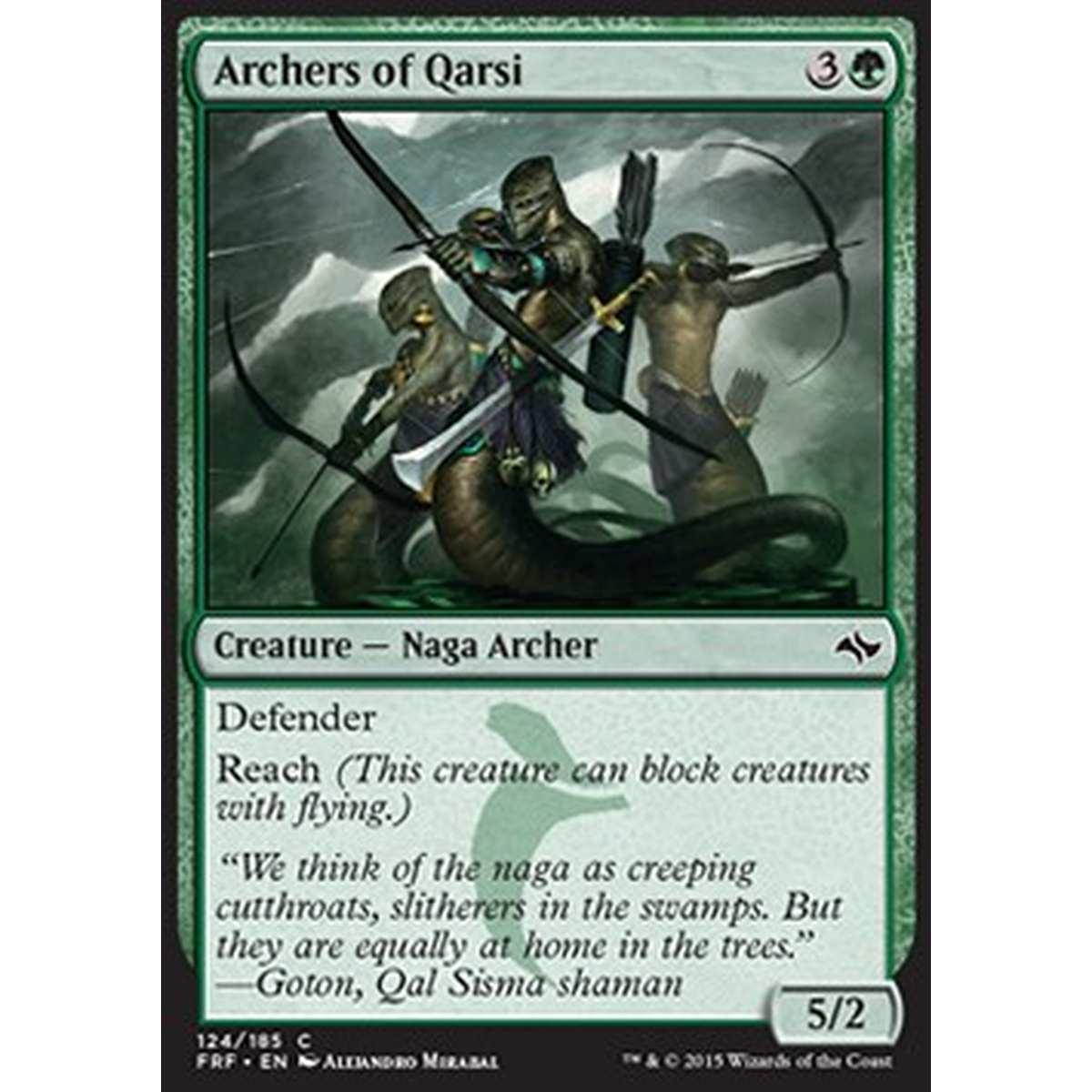 Archers of Qarsi - Arcieri di Qarsi - [FRF] [NM]