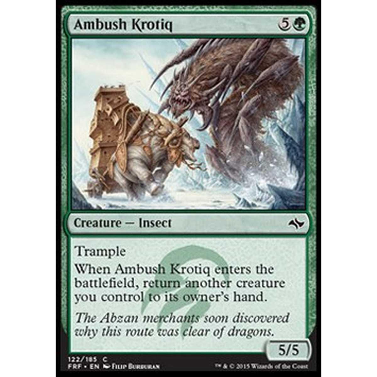 Ambush Krotiq - Krotiq in Agguato - [FRF] [NM]