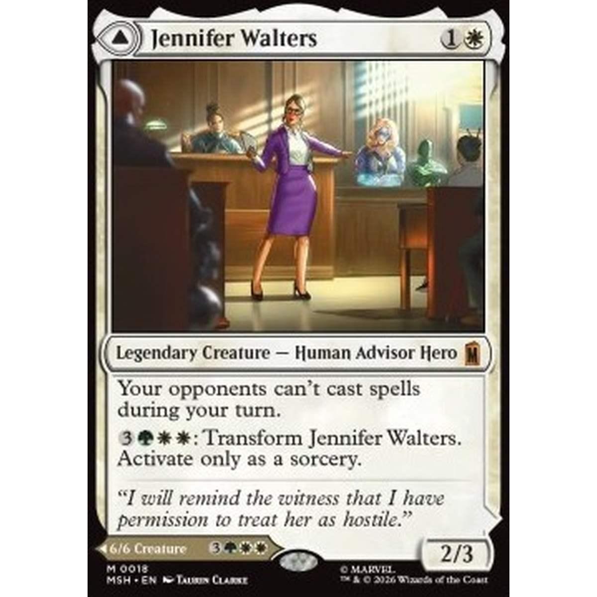 Jennifer Walters // The Sensational She-Hulk - Jennifer Walters // The Sensational She-Hulk - [MSH][NM]