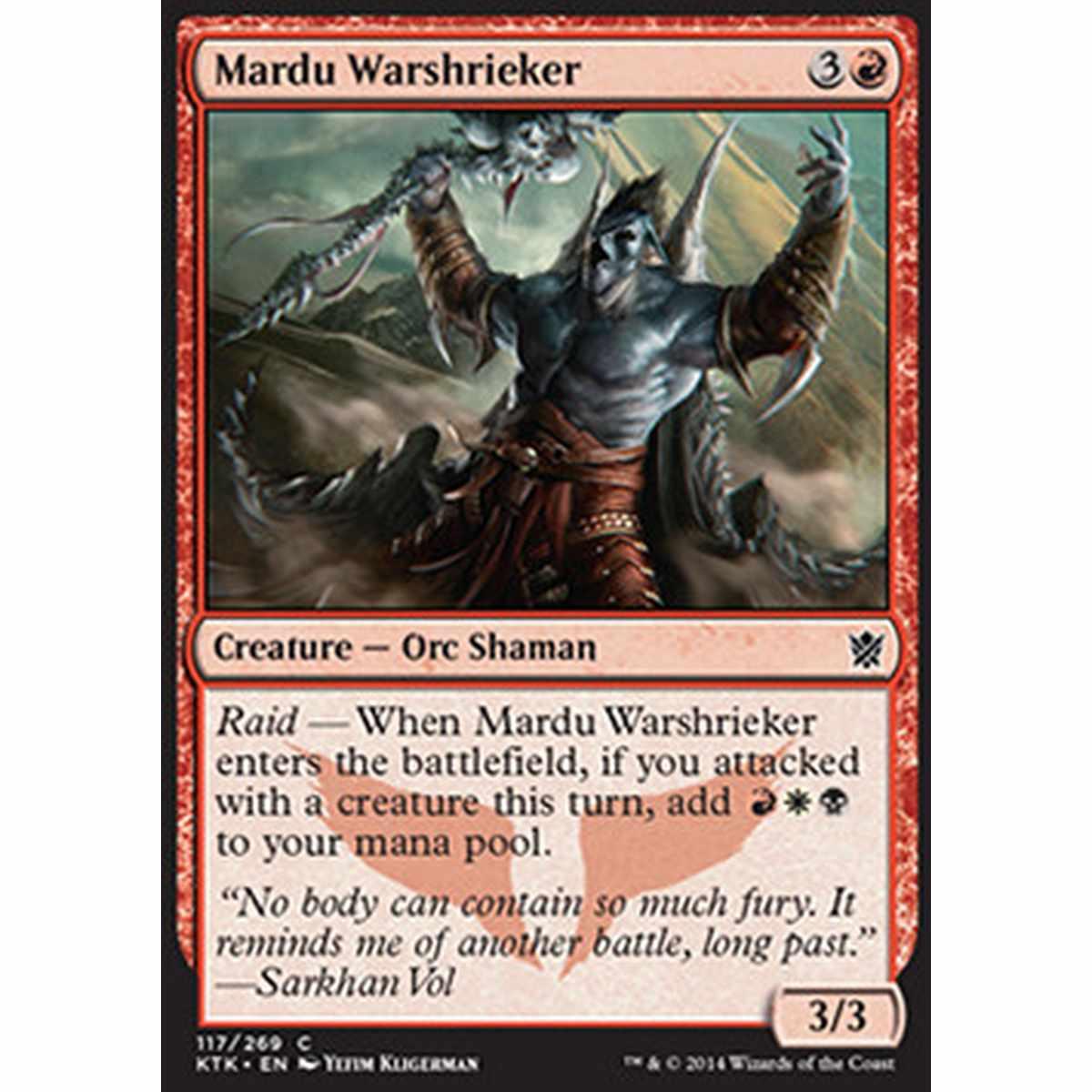 Mardu Warshrieker - Urlatore di Guerra Mardu - [KTK] [NM]