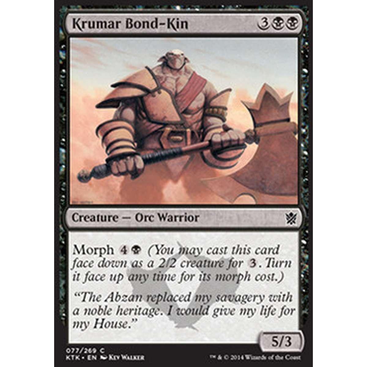 Krumar Bond-Kin - Krumar Fratello d'Onore - [KTK] [NM]