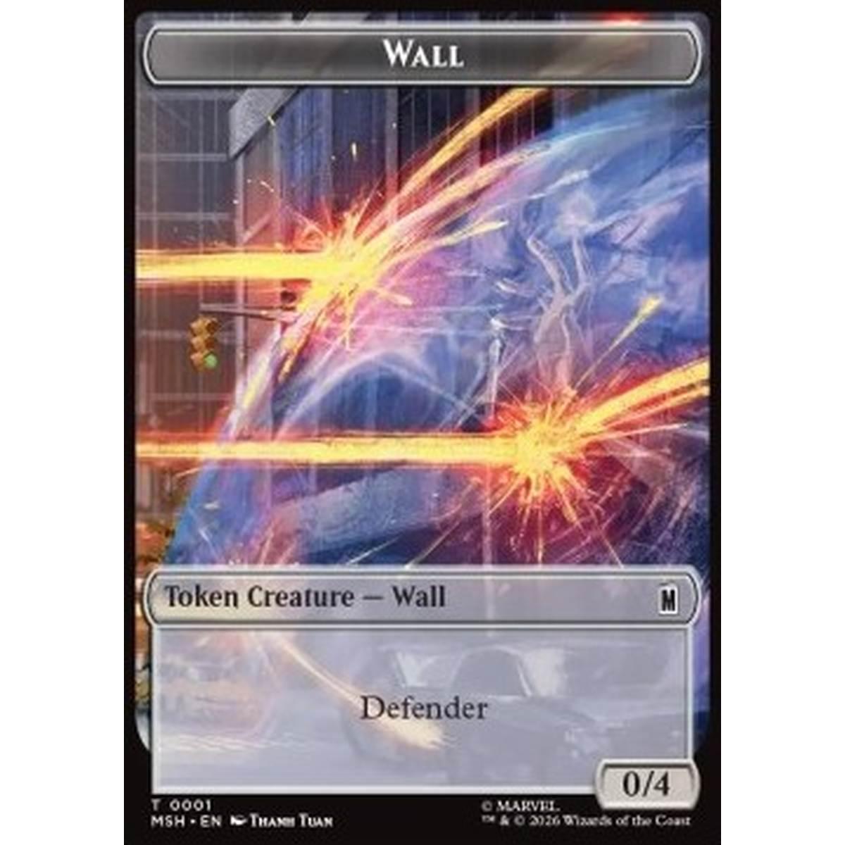 Wall Token (C 0/3) // Alien Token (R 1/1) - Wall Token (C 0/3) // Alien Token (R 1/1) - [TMSH][NM]