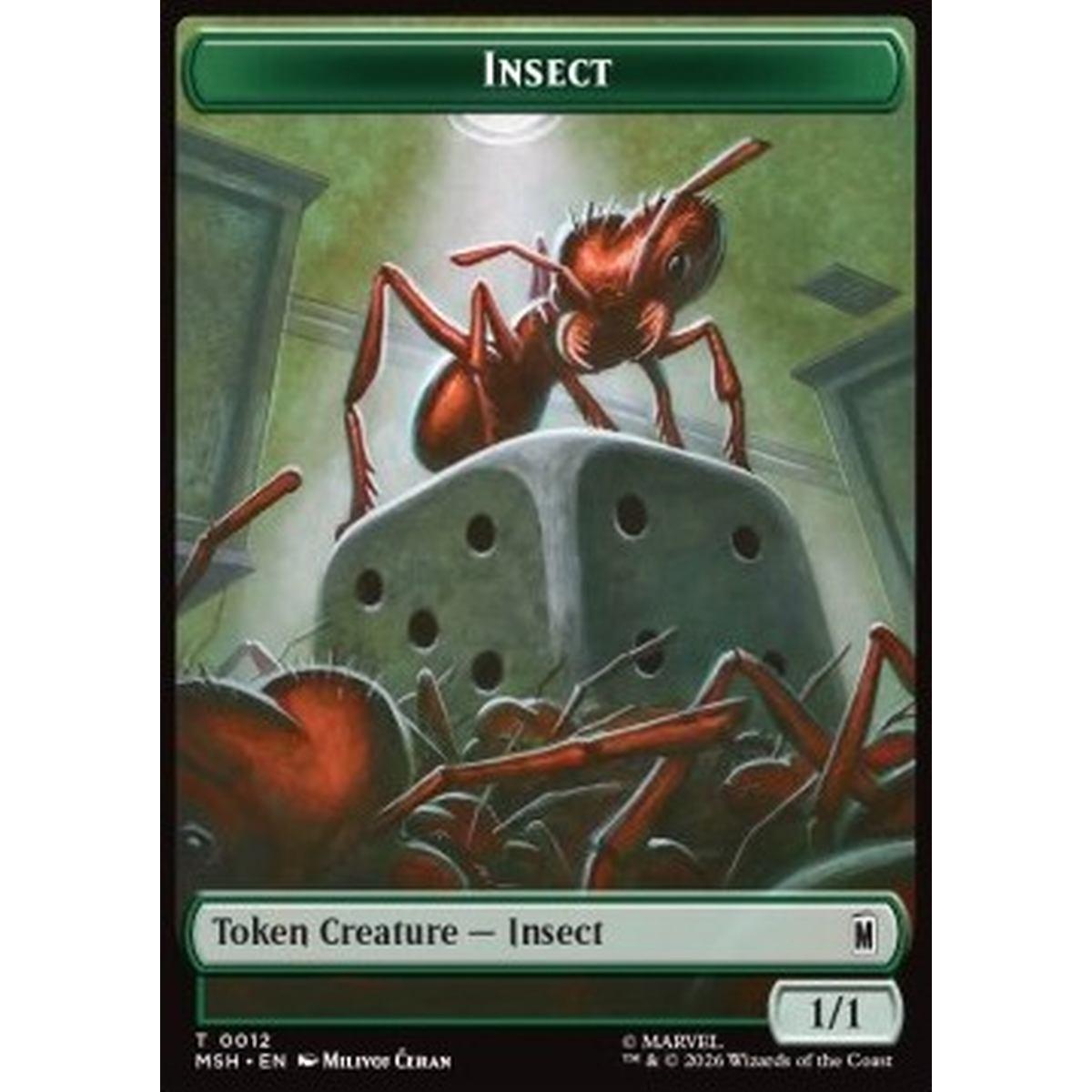 Insect Token (G 1/1) // Clue Token - Insect Token (G 1/1) // Clue Token - [TMSH][NM]