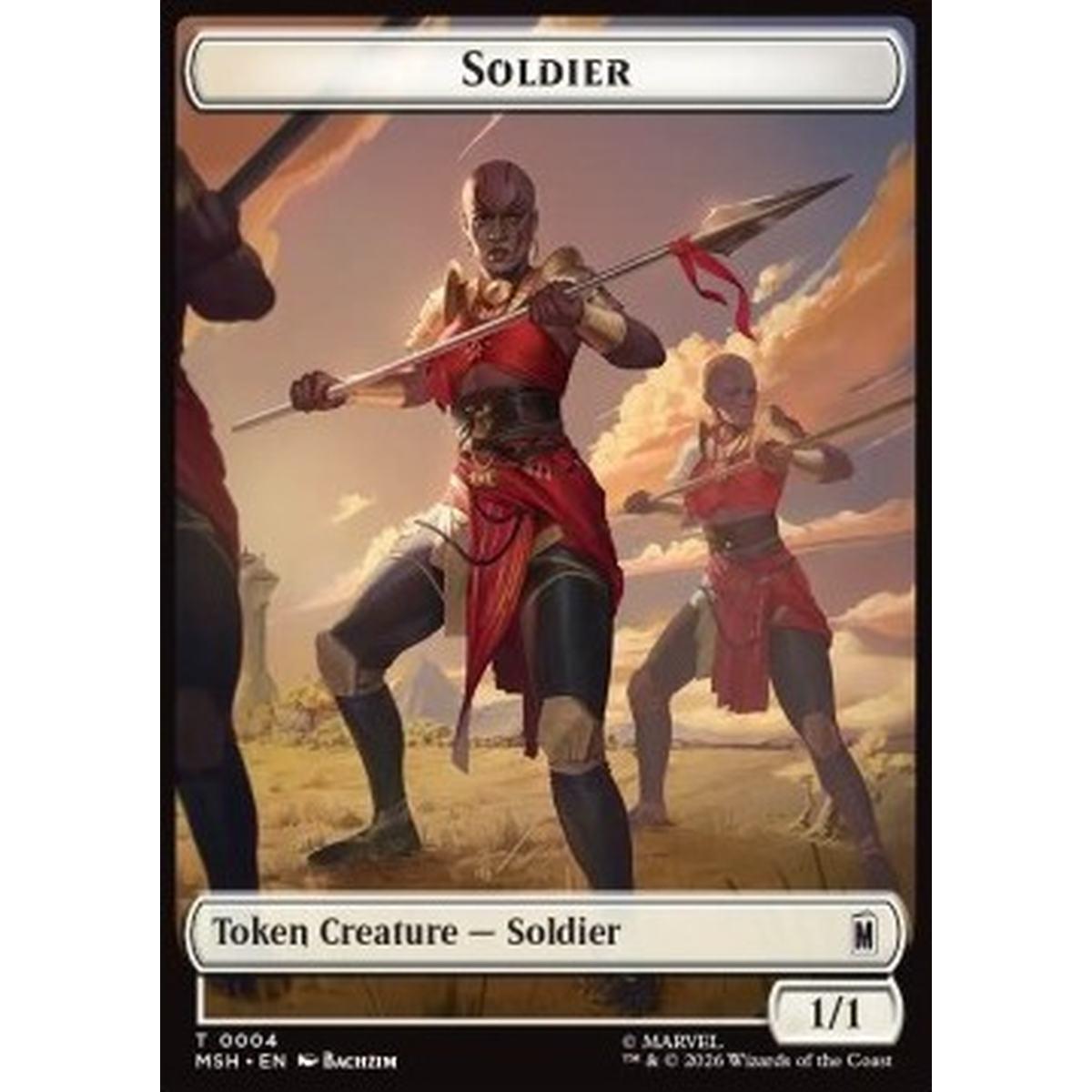 Soldier Token (W 1/1) // Clue Token - Soldier Token (W 1/1) // Clue Token - [TMSH][NM]