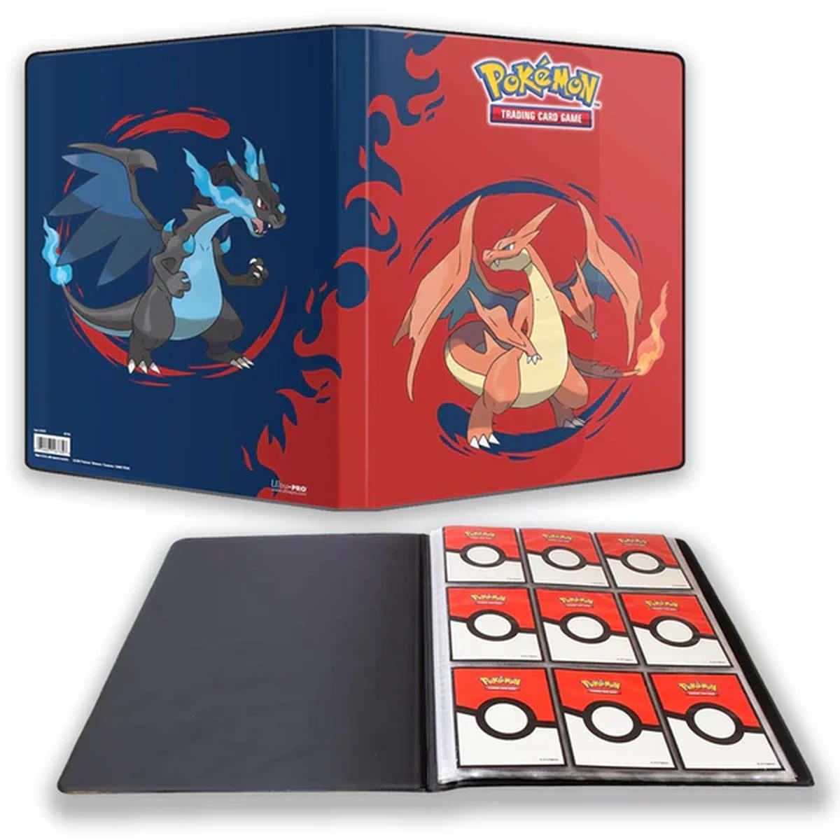 Raccoglitore Album Portfolio Pokemon 9 Tasche Mega Charizard X Y