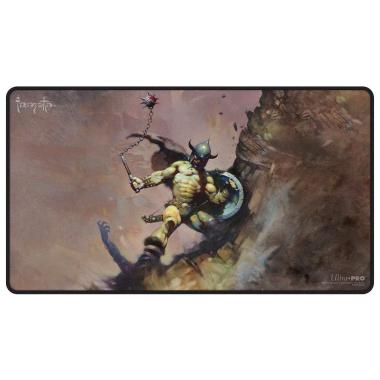 Playmat Tappetino Balck Stitched - Frank Frazetta Warrior with Ball and Chain