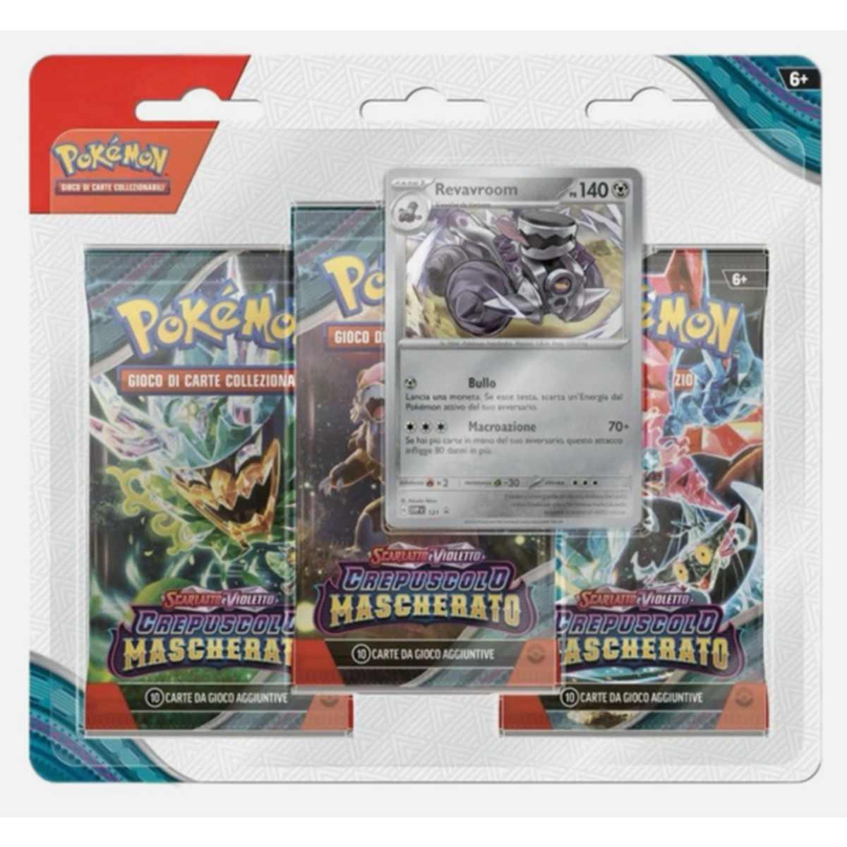 Crepuscolo Mascherato 3 Bustine/Pack Blister con promo Revavroom Italiano