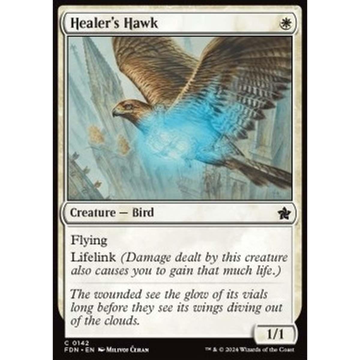 Healer's Hawk - Healer's Hawk - [FDN][NM] [Foil]