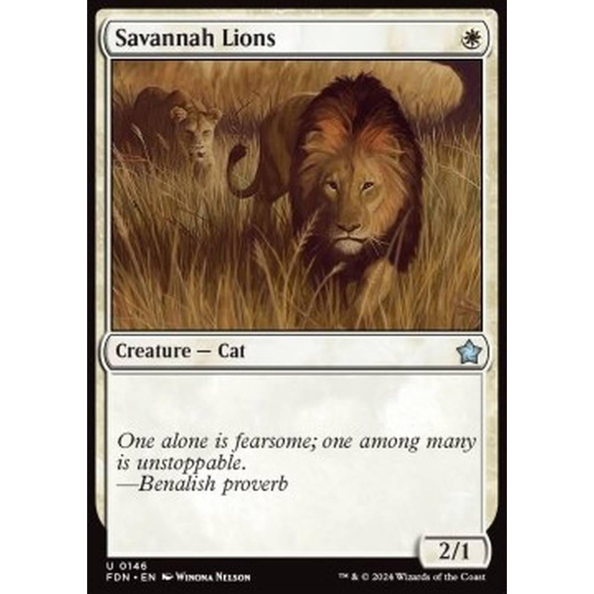 Savannah Lions - Savannah Lions - [FDN][NM] [Foil]