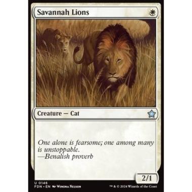 Savannah Lions - Savannah Lions - [FDN][NM] [Foil]