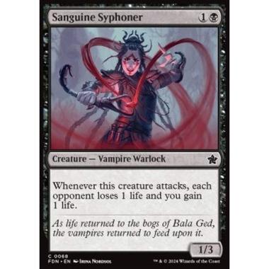 Sanguine Syphoner - Sanguine Syphoner - [FDN][NM] [Foil]