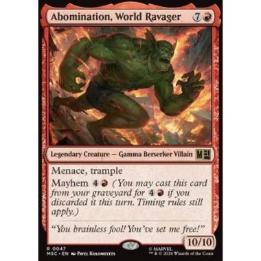 Abomination, World Ravager - Abomination, World Ravager - [MSC][NM]