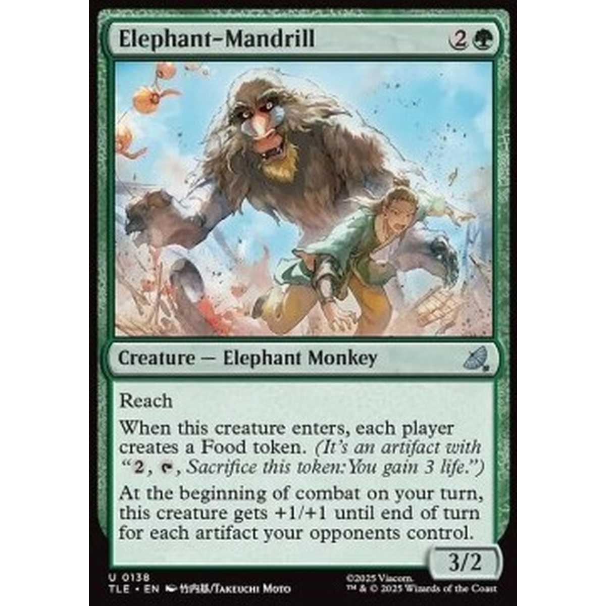 Elephant-Mandrill - Elephant-Mandrill - [TLE][NM] [Foil]