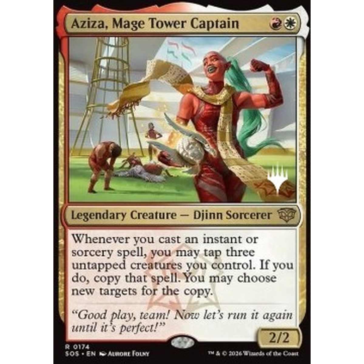 Aziza, Mage Tower Captain - Aziza, Mage Tower Captain - [PSOS][NM]