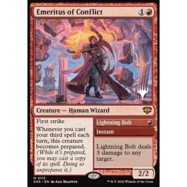 Emeritus of Conflict // Lightning Bolt - Emeritus of Conflict // Lightning Bolt - [PSOS][NM]