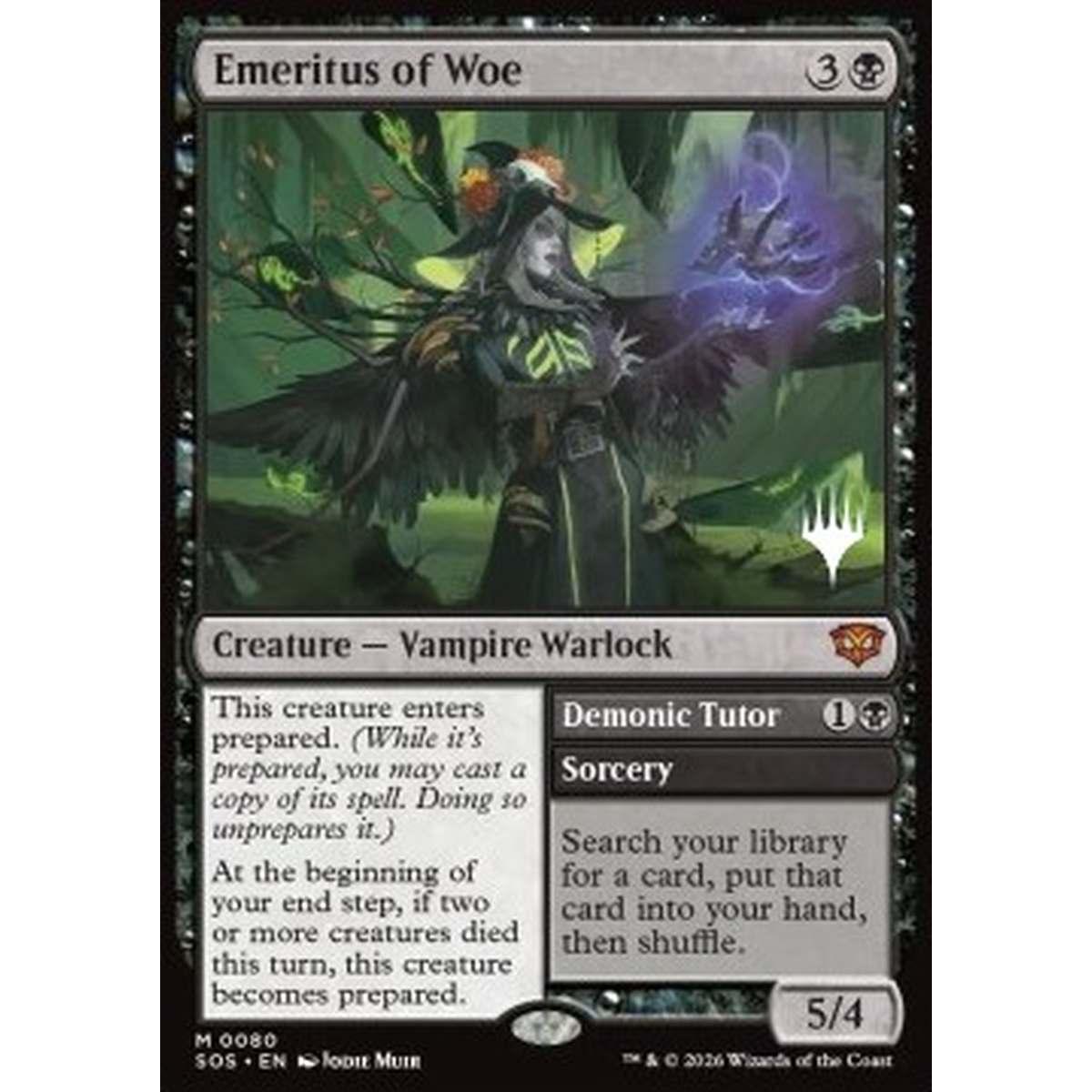 Emeritus of Woe // Demonic Tutor - Emeritus of Woe // Demonic Tutor - [PSOS][NM]