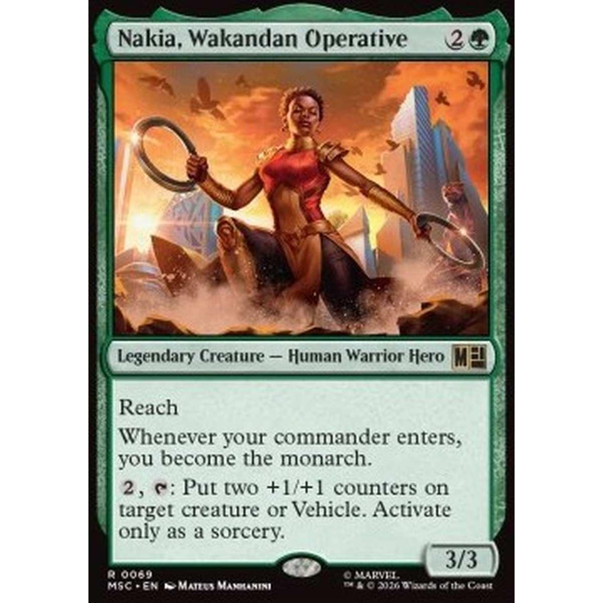 Nakia, Wakandan Operative - Nakia, Wakandan Operative - [MSC][NM]