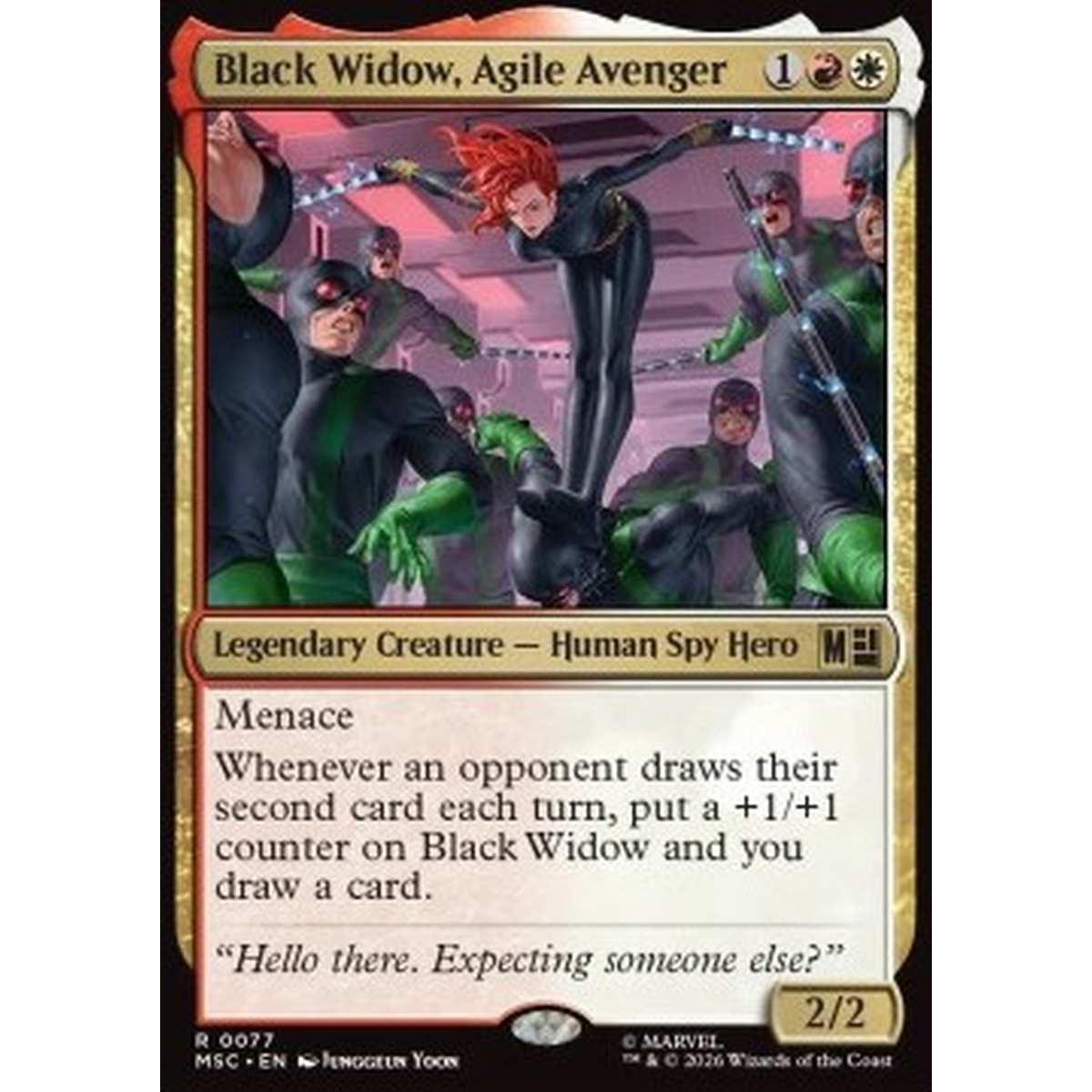 Black Widow, Agile Avenger - Black Widow, Agile Avenger - [MSC][NM]