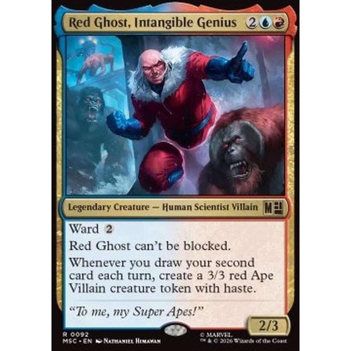 Red Ghost, Intangible Genius - Red Ghost, Intangible Genius - [MSC][NM]
