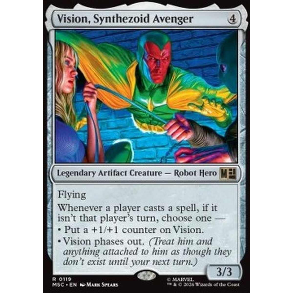 Vision, Synthezoid Avenger - Vision, Synthezoid Avenger - [MSC][NM]