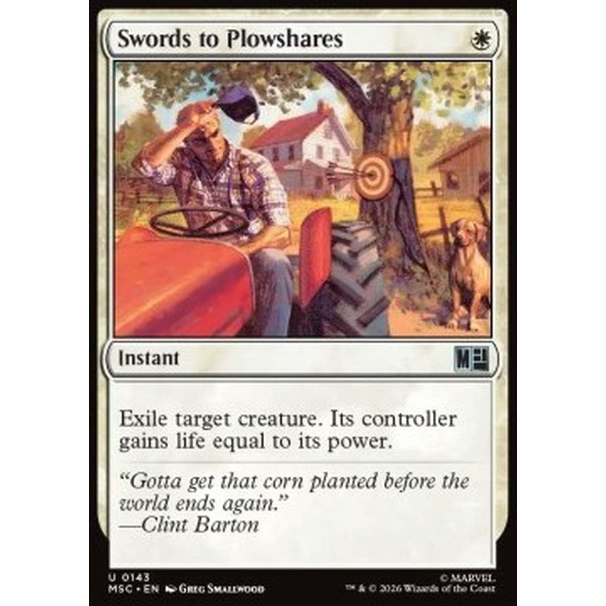 Swords to Plowshares - Da Spade a Spighe! - [MSC][NM]