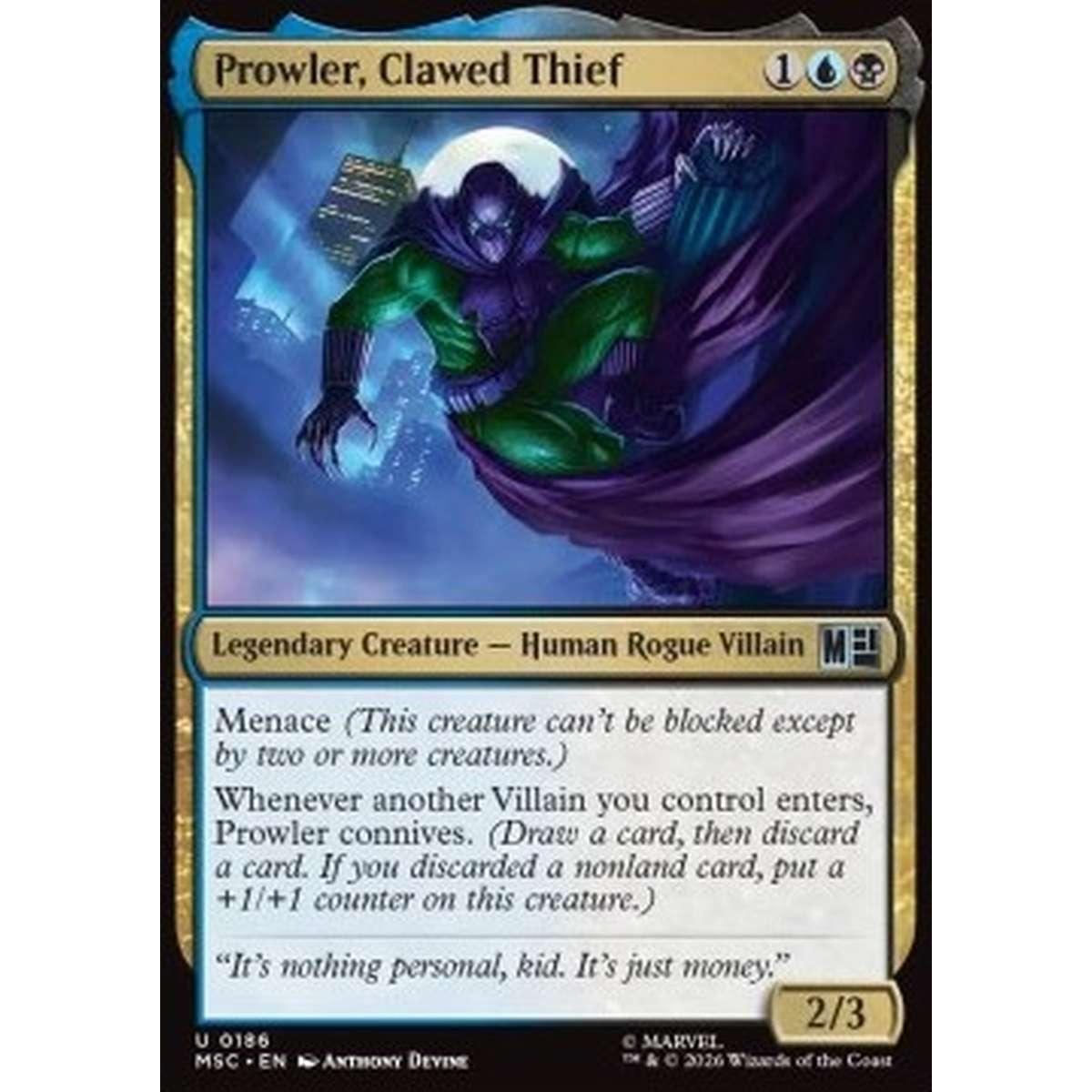 Prowler, Clawed Thief - Prowler, Ladro Artigliato - [MSC][NM]