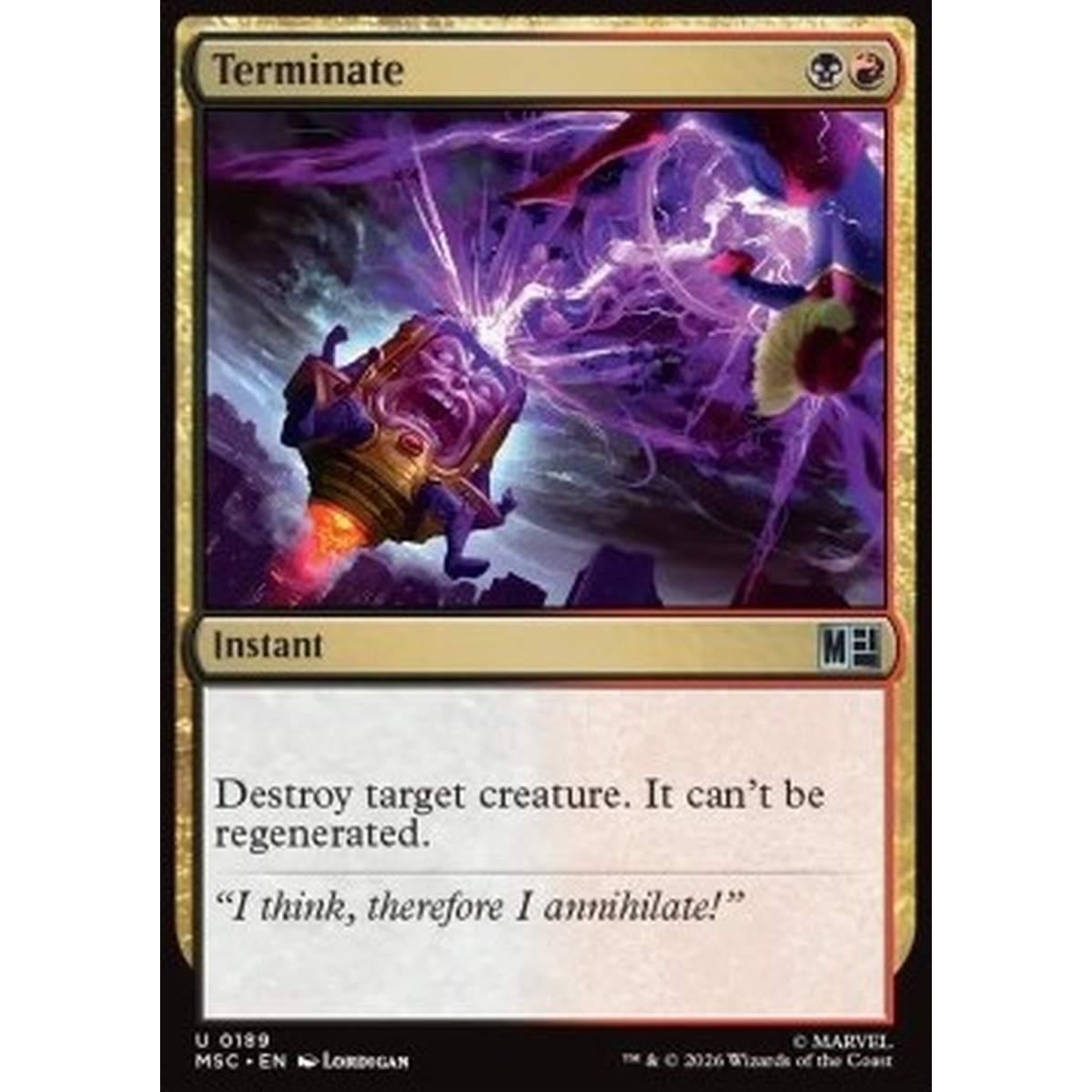 Terminate - Terminare - [MSC][NM]