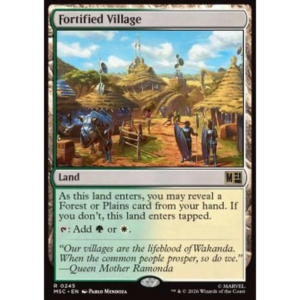 Fortified Village - Villaggio Fortificato - [MSC][NM]