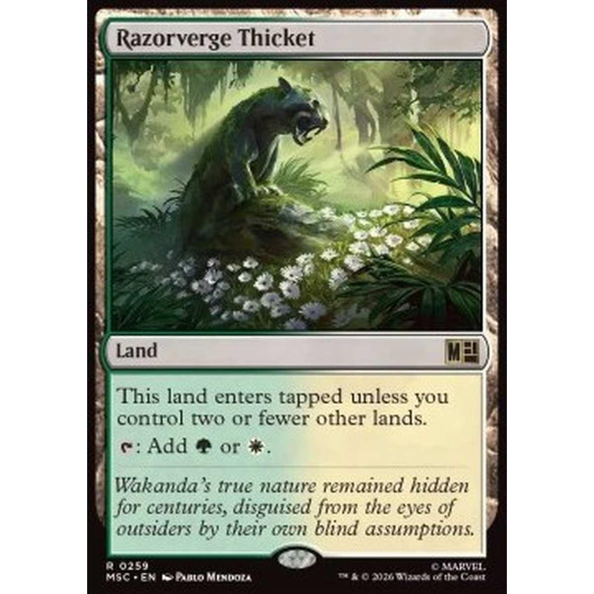 Razorverge Thicket - Boschetto del Bordo Tagliente - [MSC][NM]