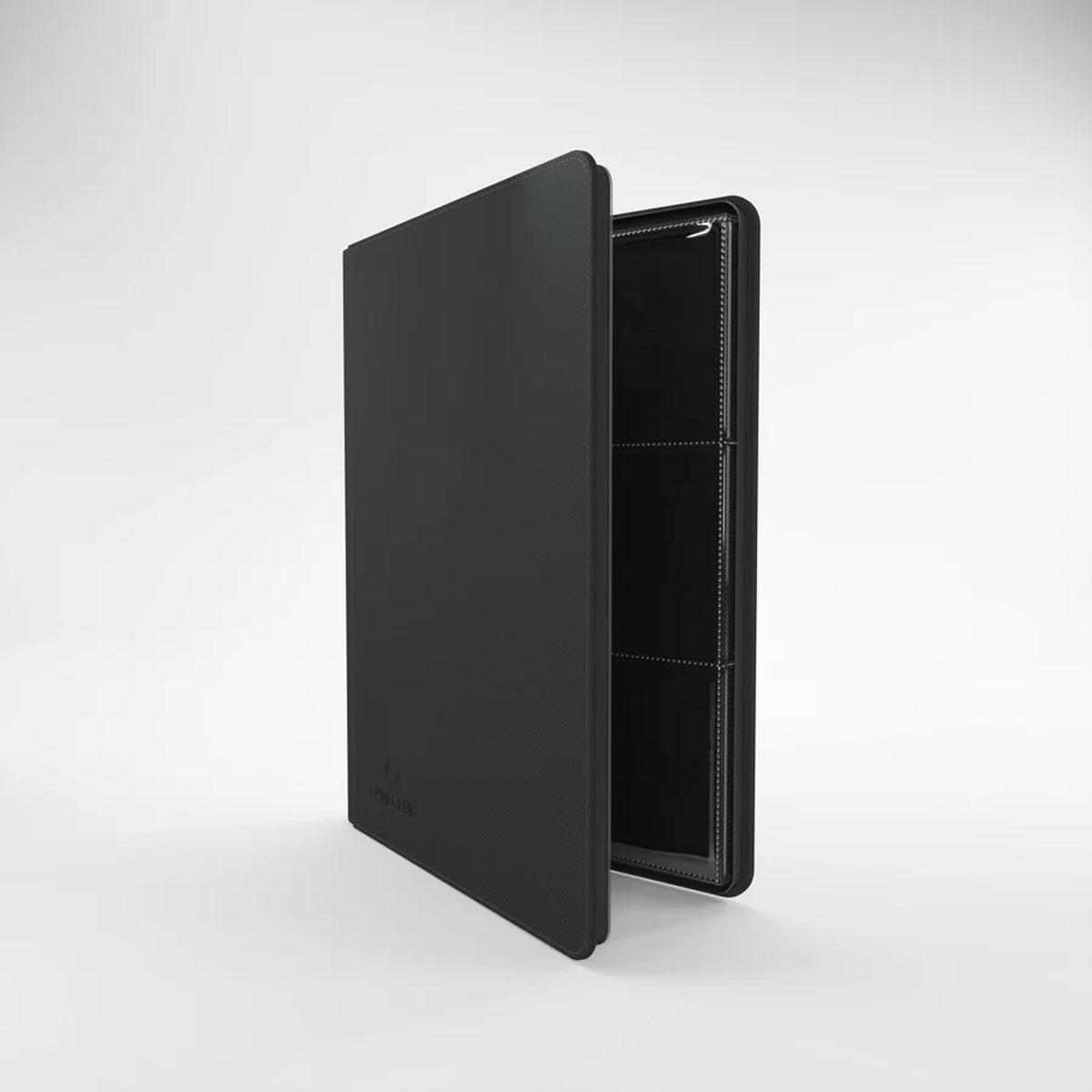 Album Zip-Up ad Anelli Slim - Raccoglitore per Fogli Black