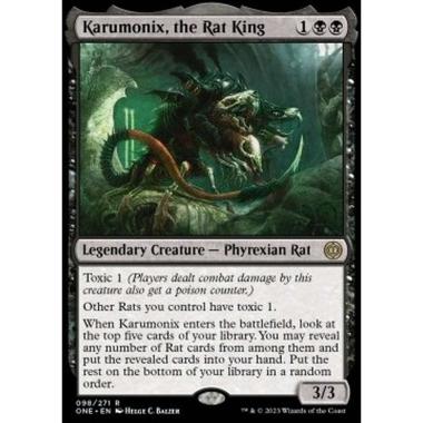 Karumonix, the Rat King - Karumonix, the Rat King - [ONE][NM] [Foil]