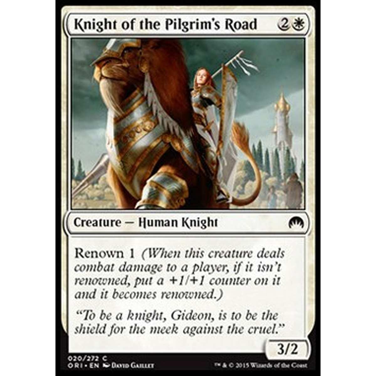 Knight of the Pilgrim's Road - Cavaliera della Via del Pellegrino - [ORI] [NM]