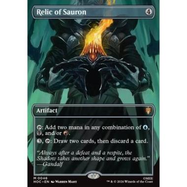 Relic of Sauron (V.1) - Reliquia di Sauron (V.1) - [HOC][NM] [Foil]