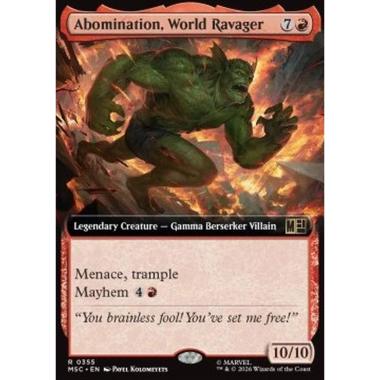 Abomination, World Ravager - Abomination, World Ravager - [XMSC][NM]