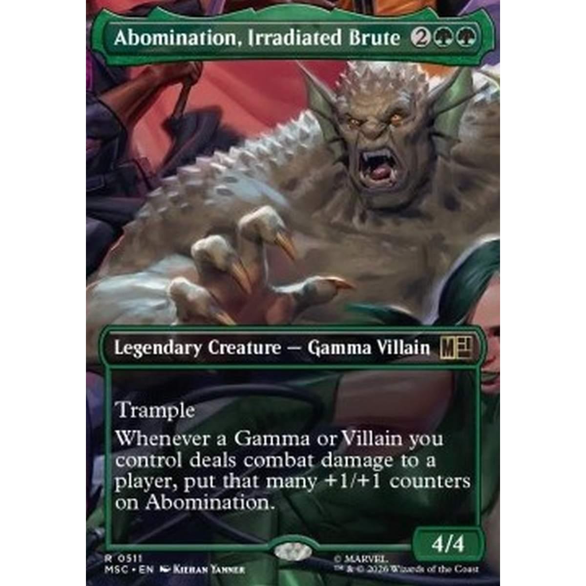 Abomination, Irradiated Brute - Abomination, Irradiated Brute - [XMSC][NM]