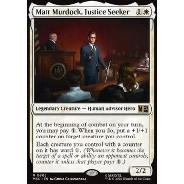 Matt Murdock, Justice Seeker - Matt Murdock, Justice Seeker - [XMSC][NM] [Foil]