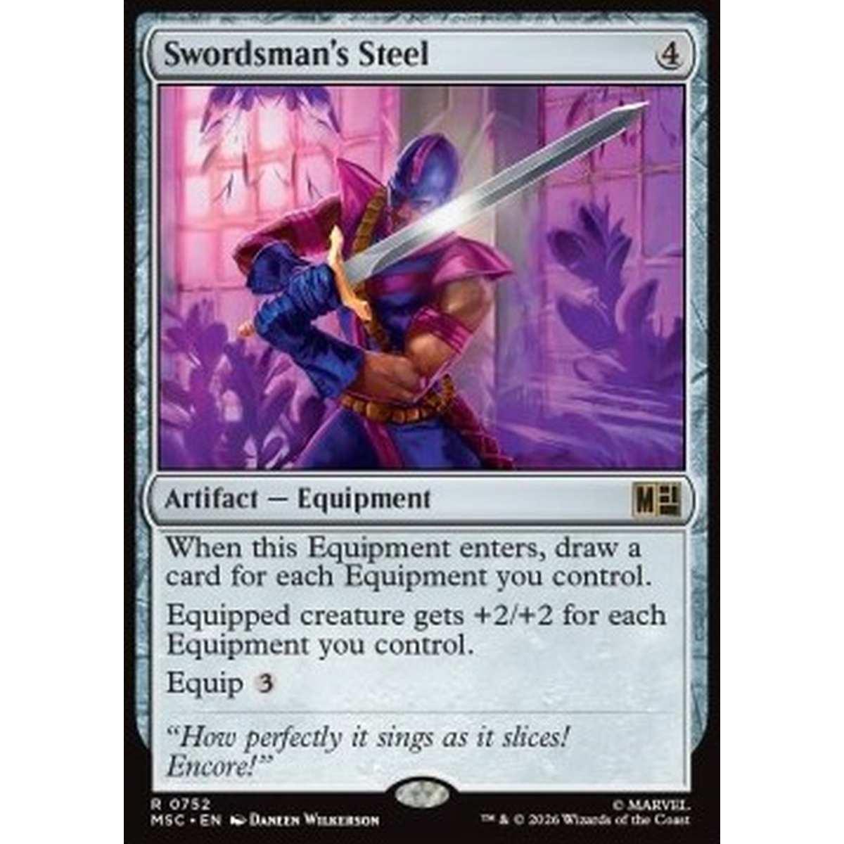 Swordsman's Steel - Swordsman's Steel - [XMSC][NM] [Foil]