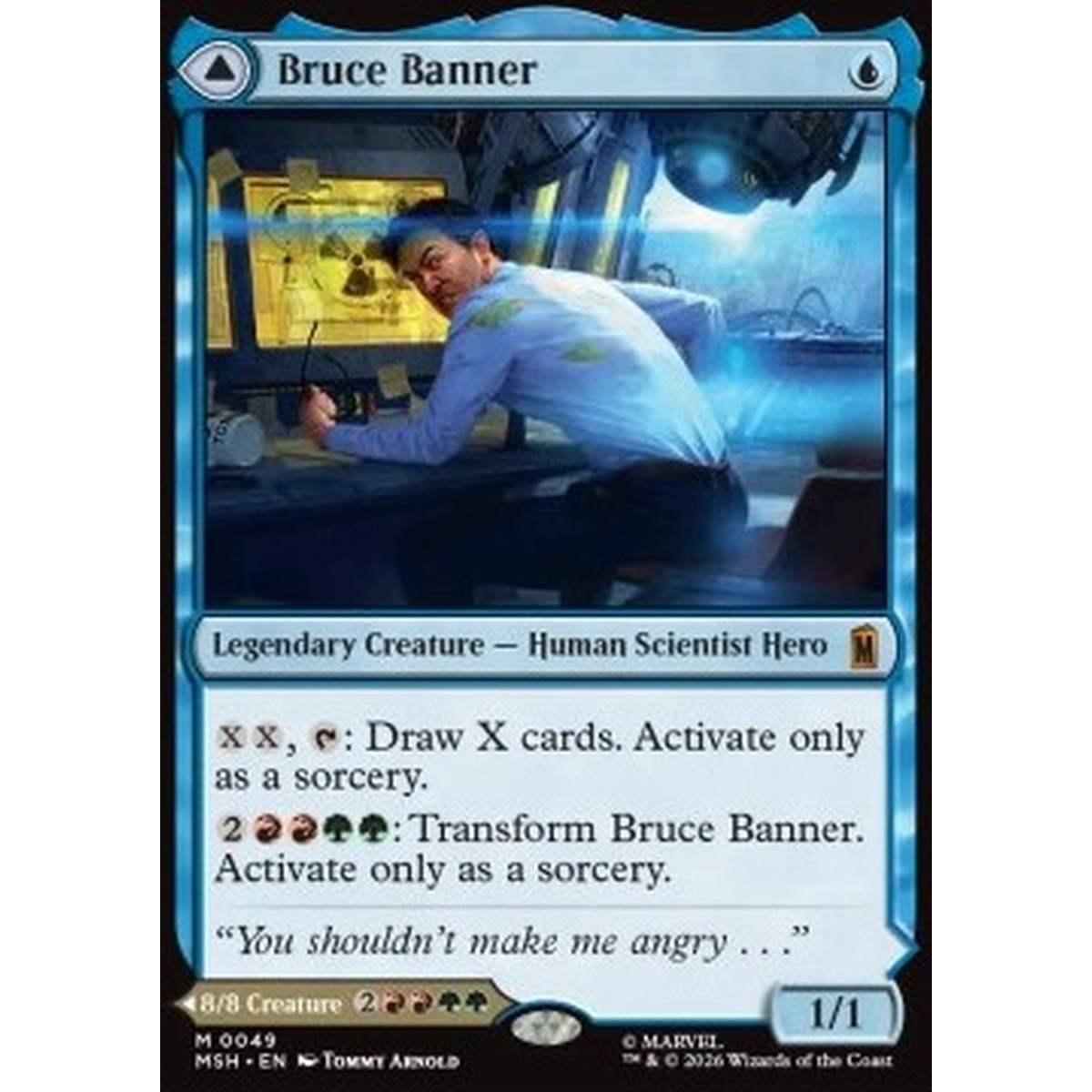 Bruce Banner // The Incredible Hulk - Bruce Banner // The Incredible Hulk - [MSH][NM] [Foil]