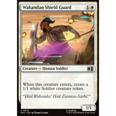 Wakandan Shield Guard - Wakandan Shield Guard - [XMSC][NM] [Foil]