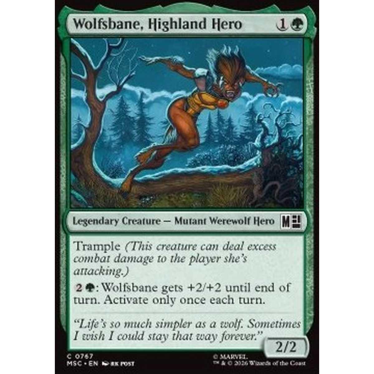 Wolfsbane, Highland Hero - Wolfsbane, Highland Hero - [XMSC][NM] [Foil]