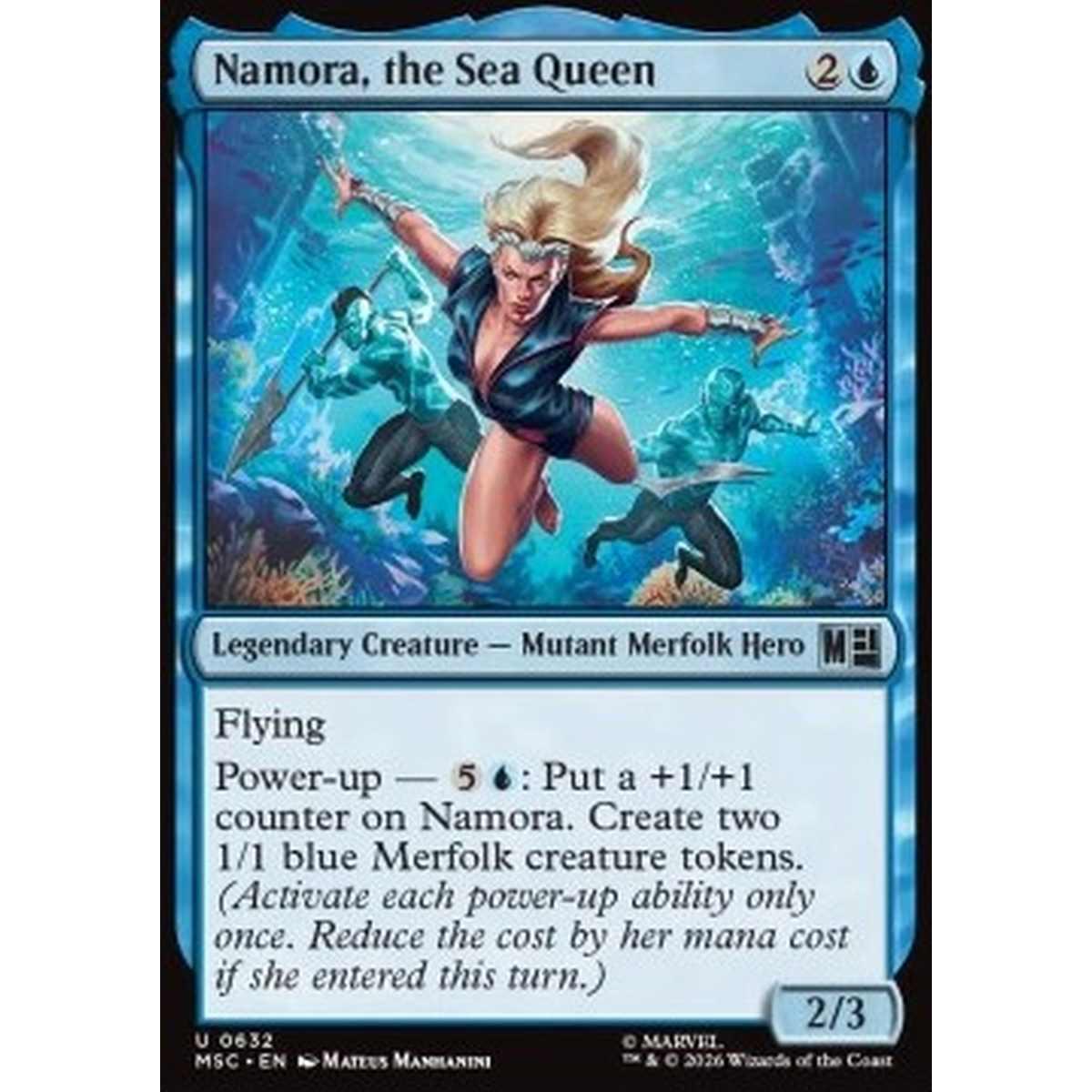 Namora, the Sea Queen - Namora, the Sea Queen - [XMSC][NM] [Foil]
