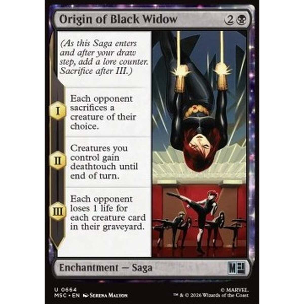Origin of Black Widow - Origin of Black Widow - [XMSC][NM] [Foil]