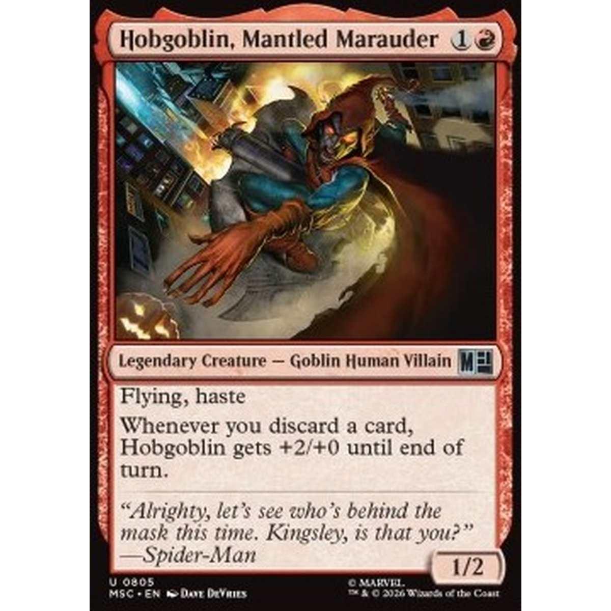 Hobgoblin, Mantled Marauder - Hobgoblin, Mantled Marauder - [XMSC][NM] [Foil]
