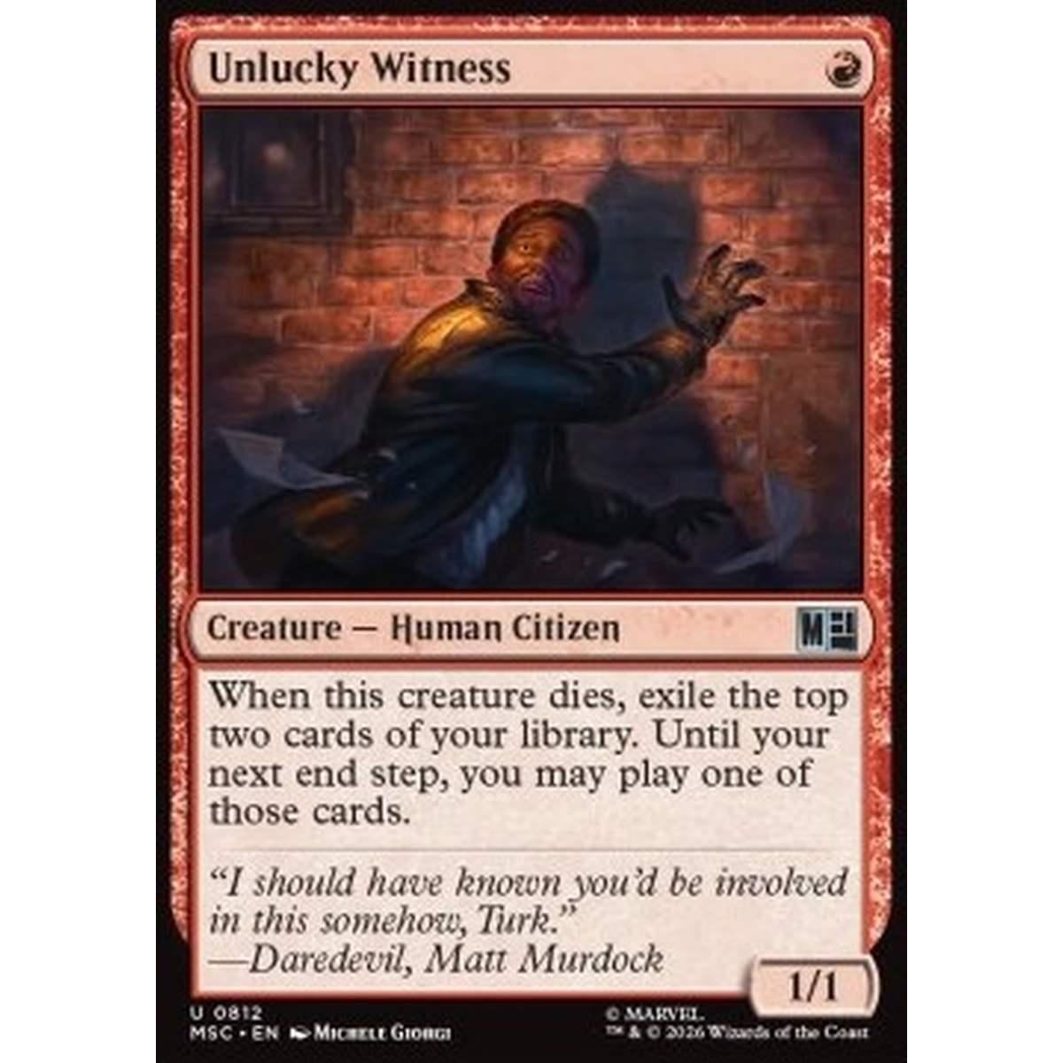 Unlucky Witness - Unlucky Witness - [XMSC][NM] [Foil]