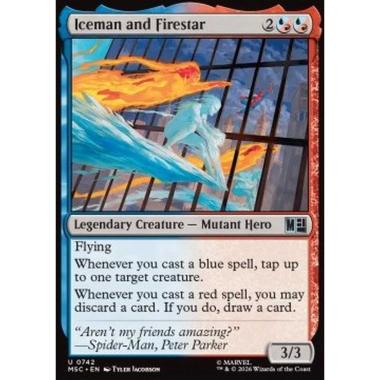 Iceman and Firestar - Iceman and Firestar - [XMSC][NM] [Foil]