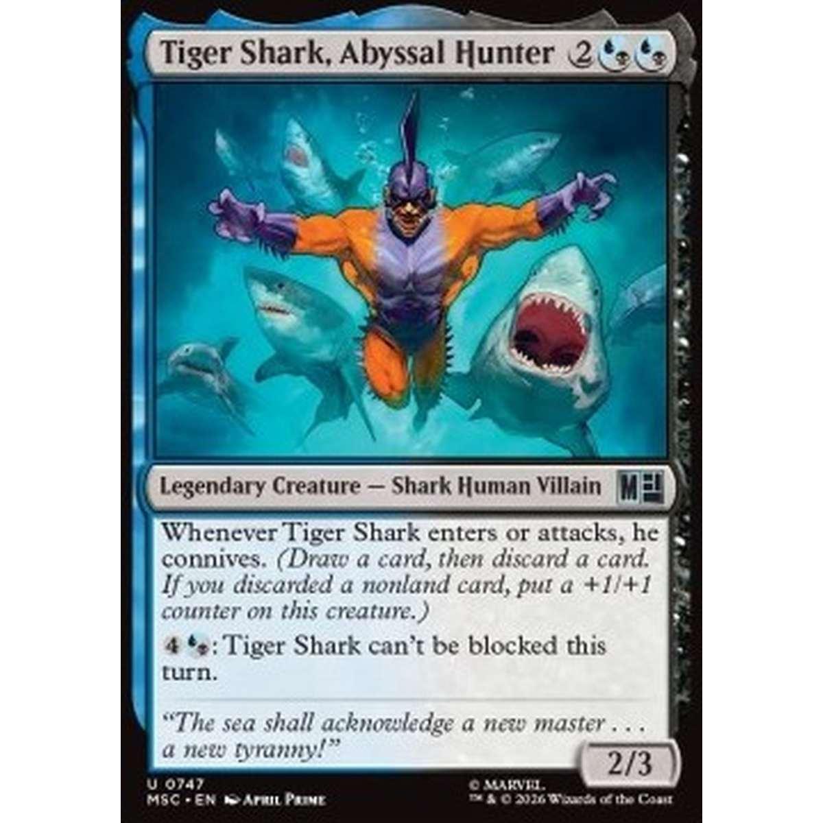 Tiger Shark, Abyssal Hunter - Tiger Shark, Abyssal Hunter - [XMSC][NM] [Foil]