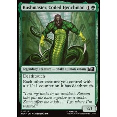 Bushmaster, Coiled Henchman - Bushmaster, Coiled Henchman - [XMSC][NM] [Foil]